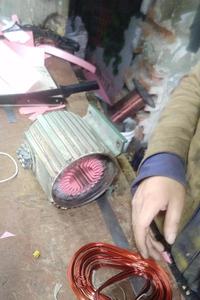 單相雙值電動(dòng)機(jī)更換線圈